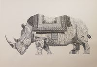 Rhinoseros (100cmx70cm)