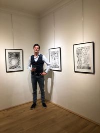 Paul bij expositie Galerie Oisterwijk